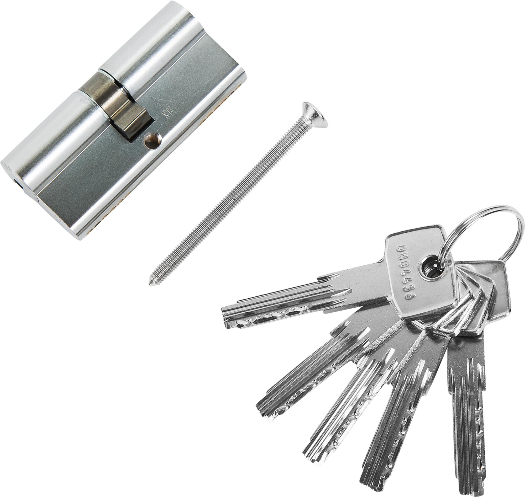 Цилиндр Abus D6N 35/35, 35x35 мм, ключ/ключ, цвет никель - 2
