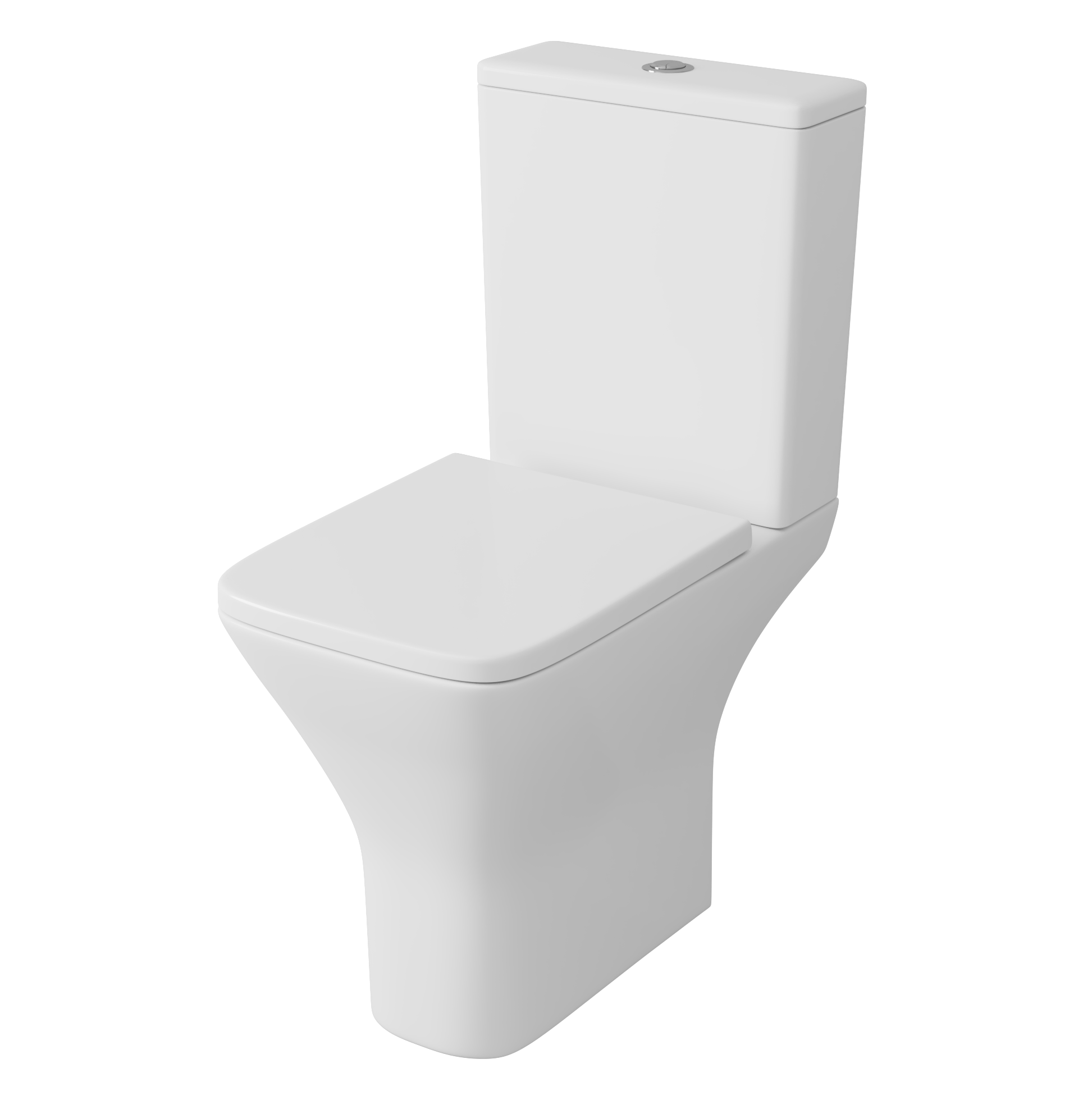 Изображение товара Унитаз-компакт Teymi Nura XL Tornado безободковый с микролифтом двойной смыв белый