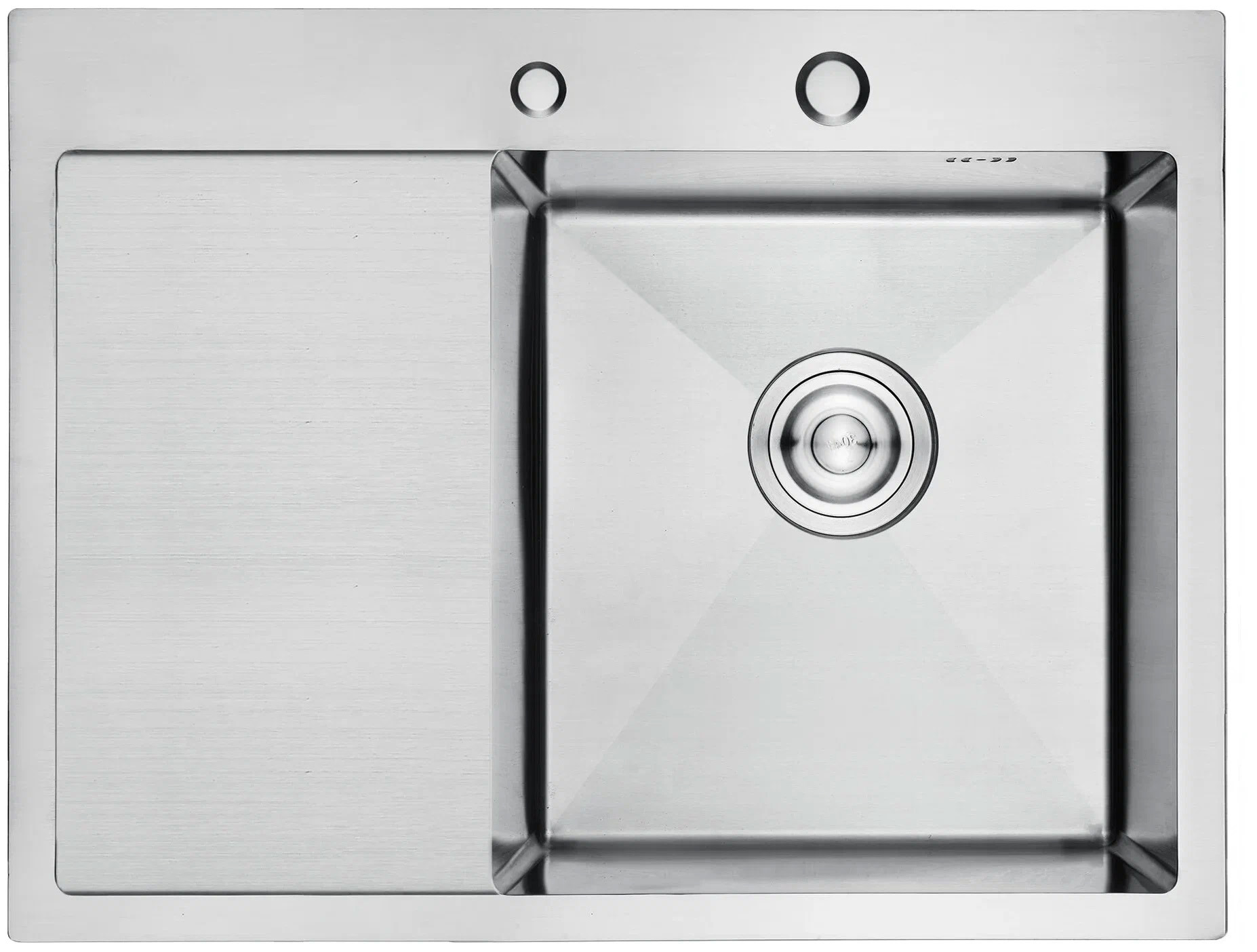 Изображение товара Врезная кухонная мойка Gerhans K35848-R 58x48 см нержавеющая сталь SUS304