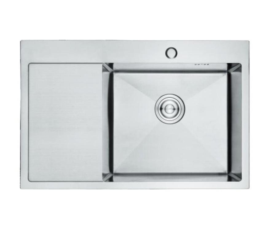 Изображение товара Врезная кухонная мойка Gerhans K37851-R из нержавеющей стали 78x51 см