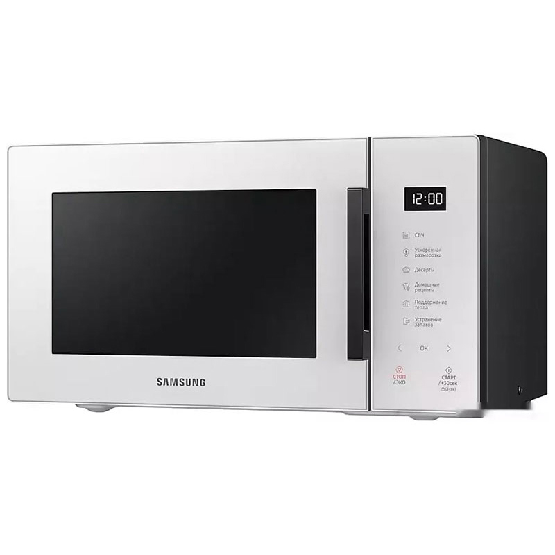 Изображение товара Отдельностоящая микроволновая печь Samsung MS23T5018AE/BW 23 л 48.9x27.5x37.4 см цвет молочный