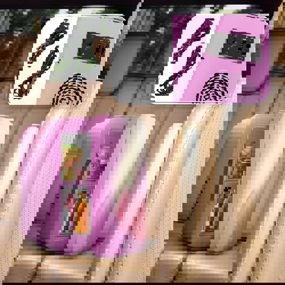 Изображение товара Холодильник Kitfort KT-4101 компактный розовый для косметики и лекарств