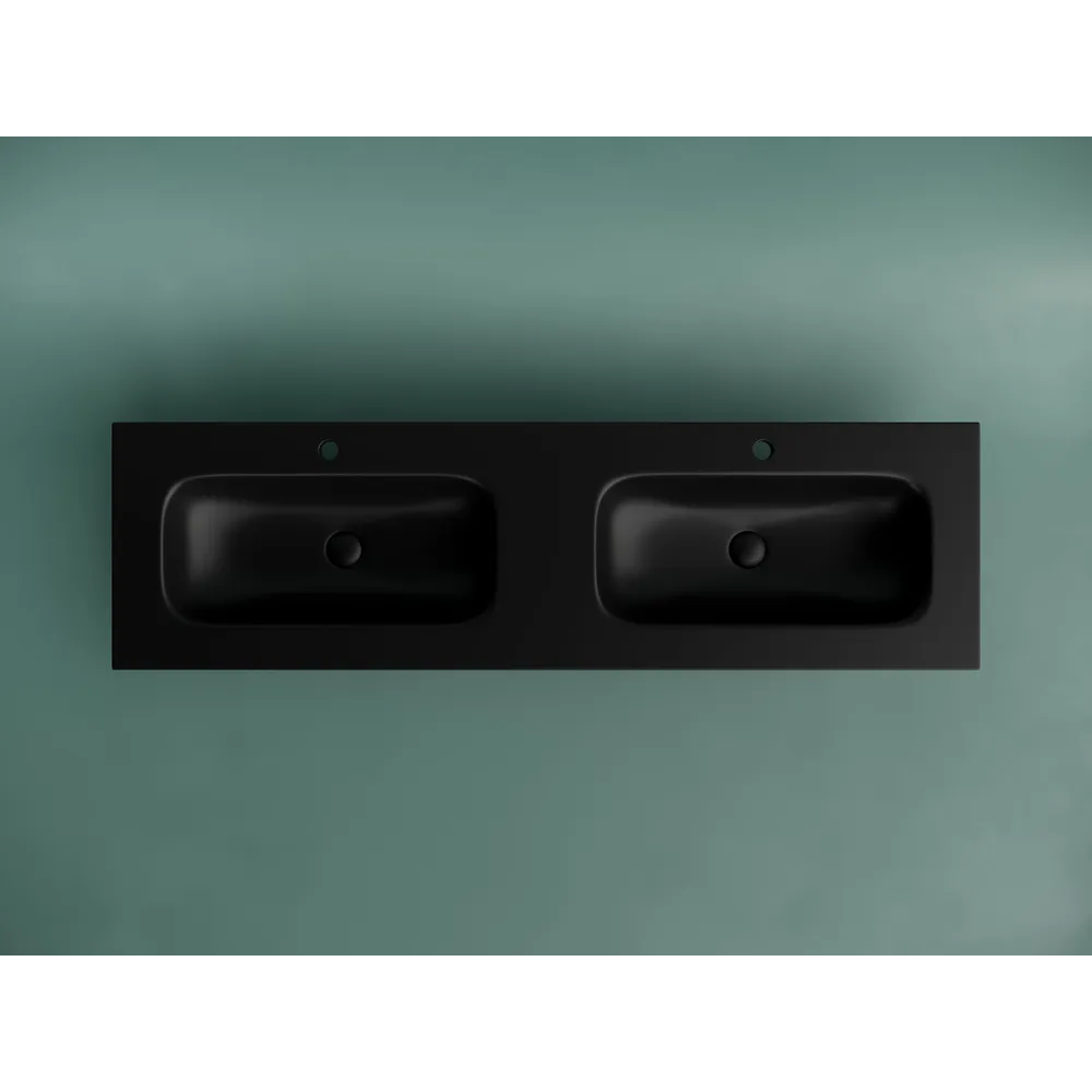 Изображение товара Раковина мебельная Ceramicanova Grace прямоугольная 1610x457x137 мм черный матовый