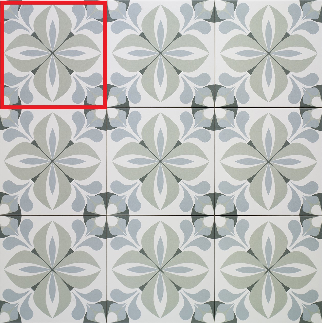 Изображение товара Керамогранит Mainzu Normandy CAEN 20x20см разноцветный для пола и стен