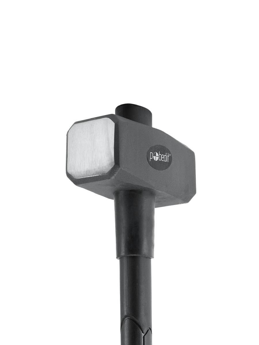 Изображение товара Кувалда Pobedit 2530840 с фиберглассовой рукояткой 4000 г профессиональный инструмент