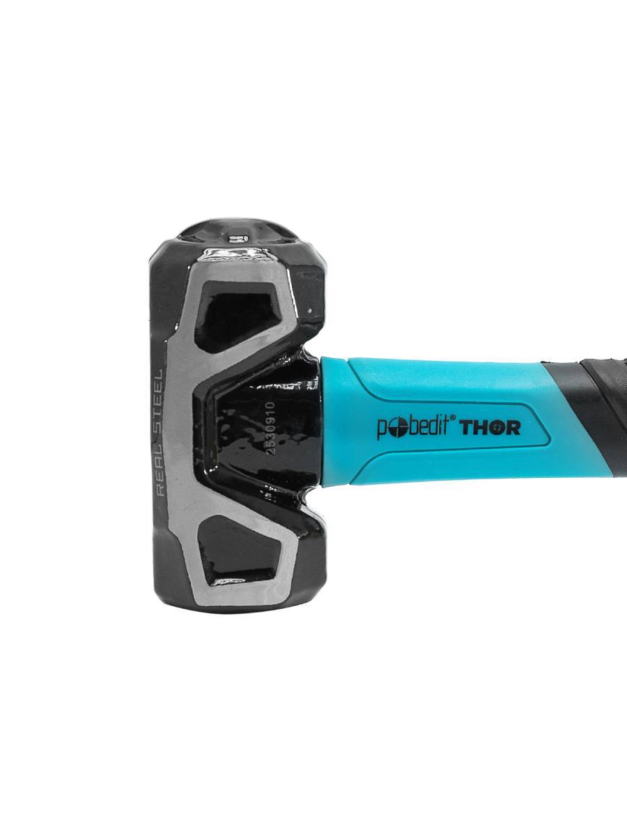 Изображение товара Кувалда Pobedit 2530910 1360 г стальная с рукояткой прорезиненной