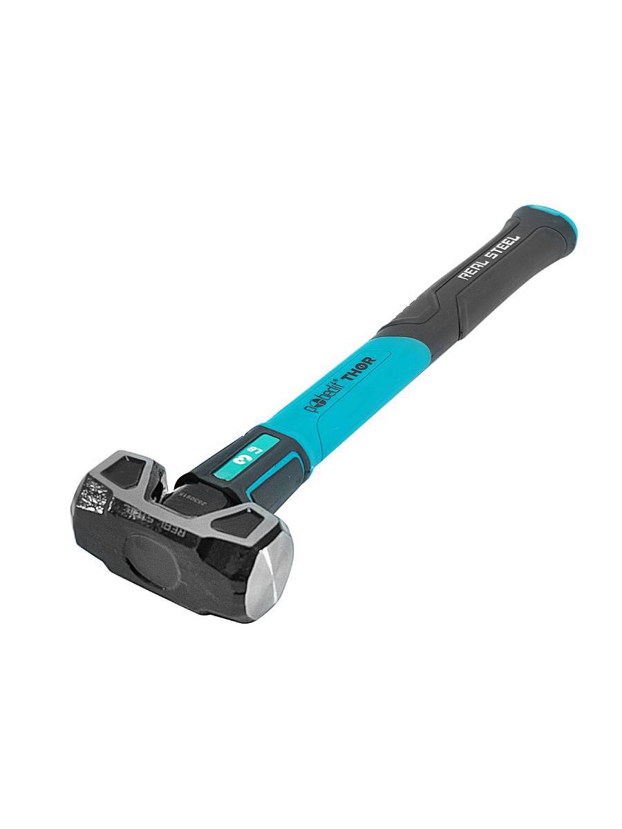 Изображение товара Кувалда Pobedit 2530917 1800 г с центрирующим бойком и обрезиненной рукояткой