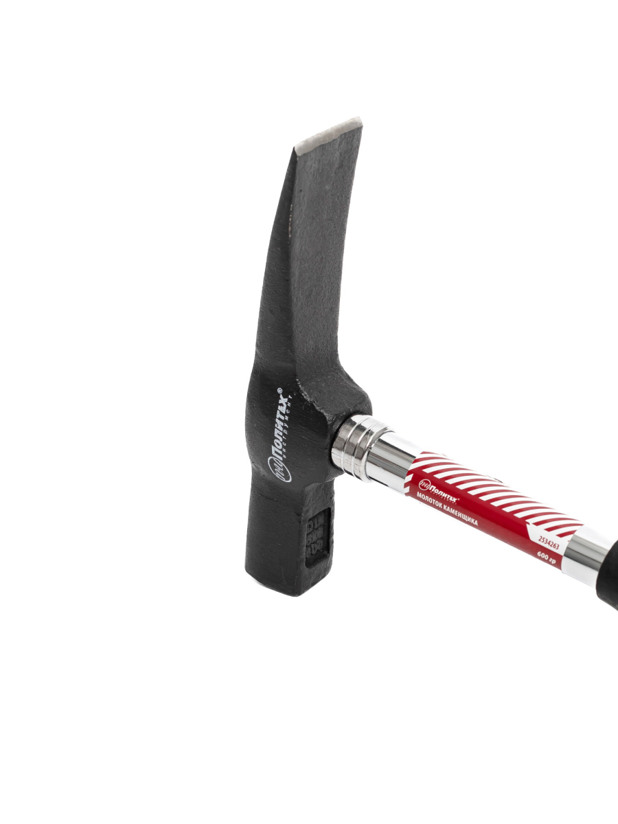 Изображение товара Молоток-гвоздодер Политех 2534263 с обрезиненной стальной рукояткой