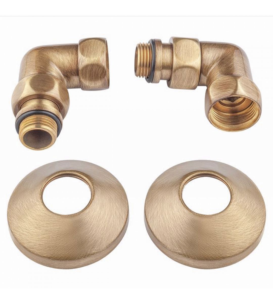 Изображение товара Полотенцесушитель водяной лесенка Secado Триада 3 600x500 мм универсальная подводка латунь цвет бронза