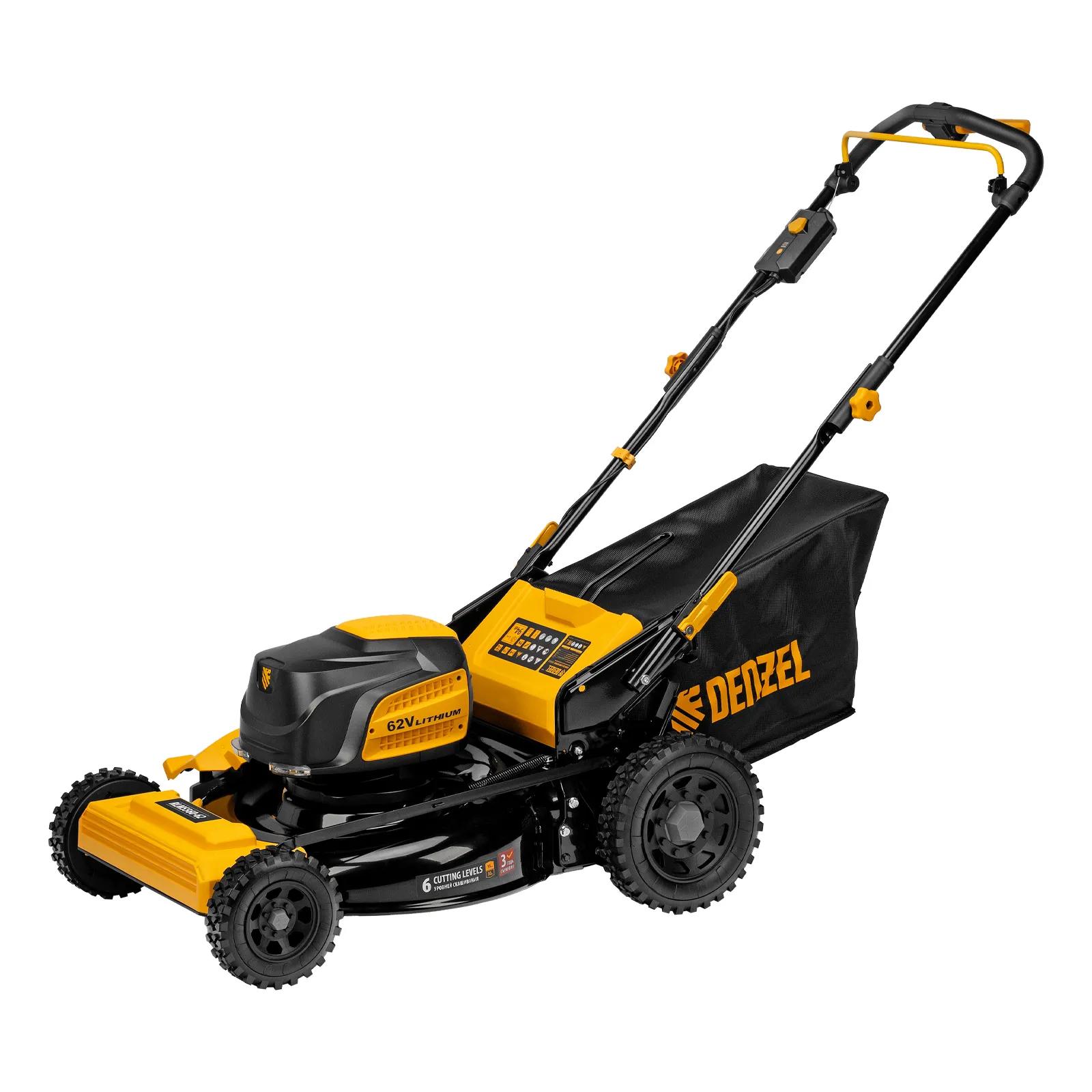 Изображение товара Газонокосилка аккумуляторная Denzel RLMS560-62 62 В 56 см