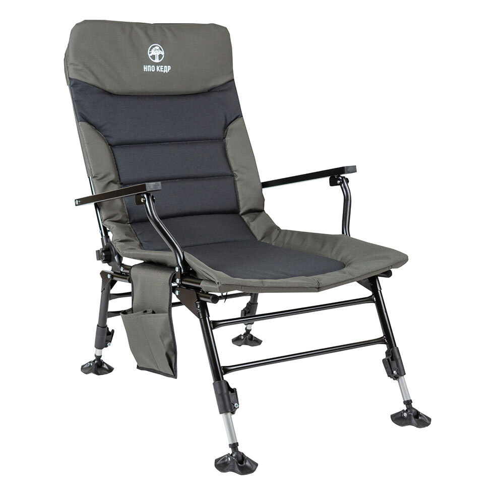 Изображение товара Карповое складное кресло НПО Кедр SKC-01XL черное 54 см x 52 см x 93 см Россия