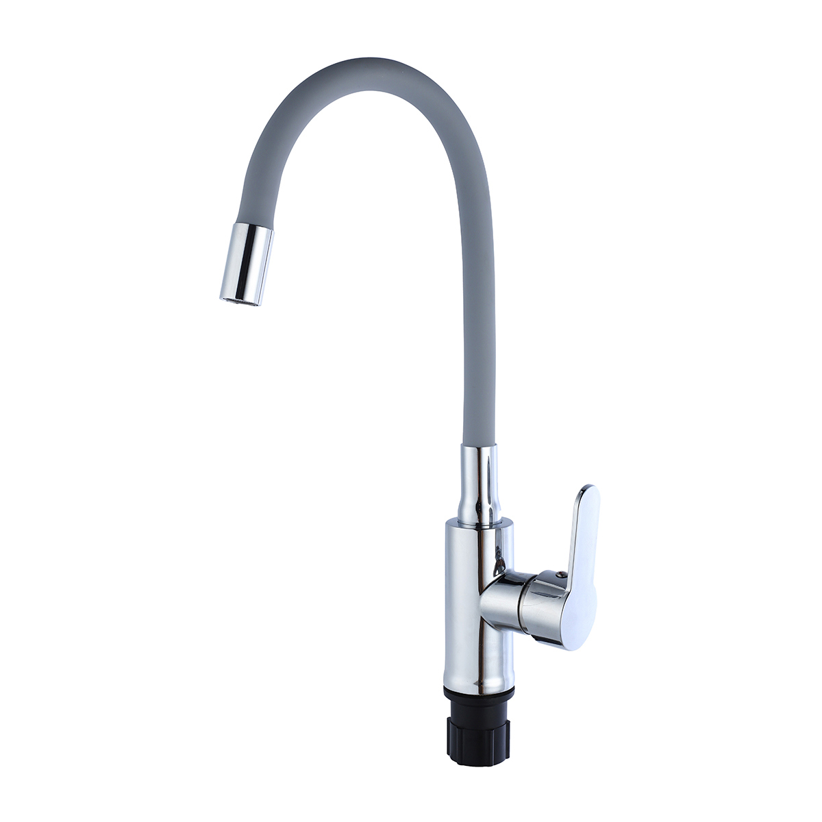 Изображение товара Смеситель для кухни Tsarsberg 275054 поворотный излив 24 см цвет серый