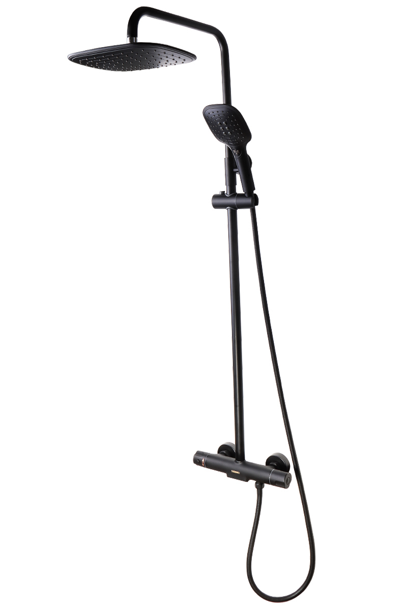 Изображение товара Душевая стойка Maxonor pure life Superior PL2487-7 3 режимная цвет черный