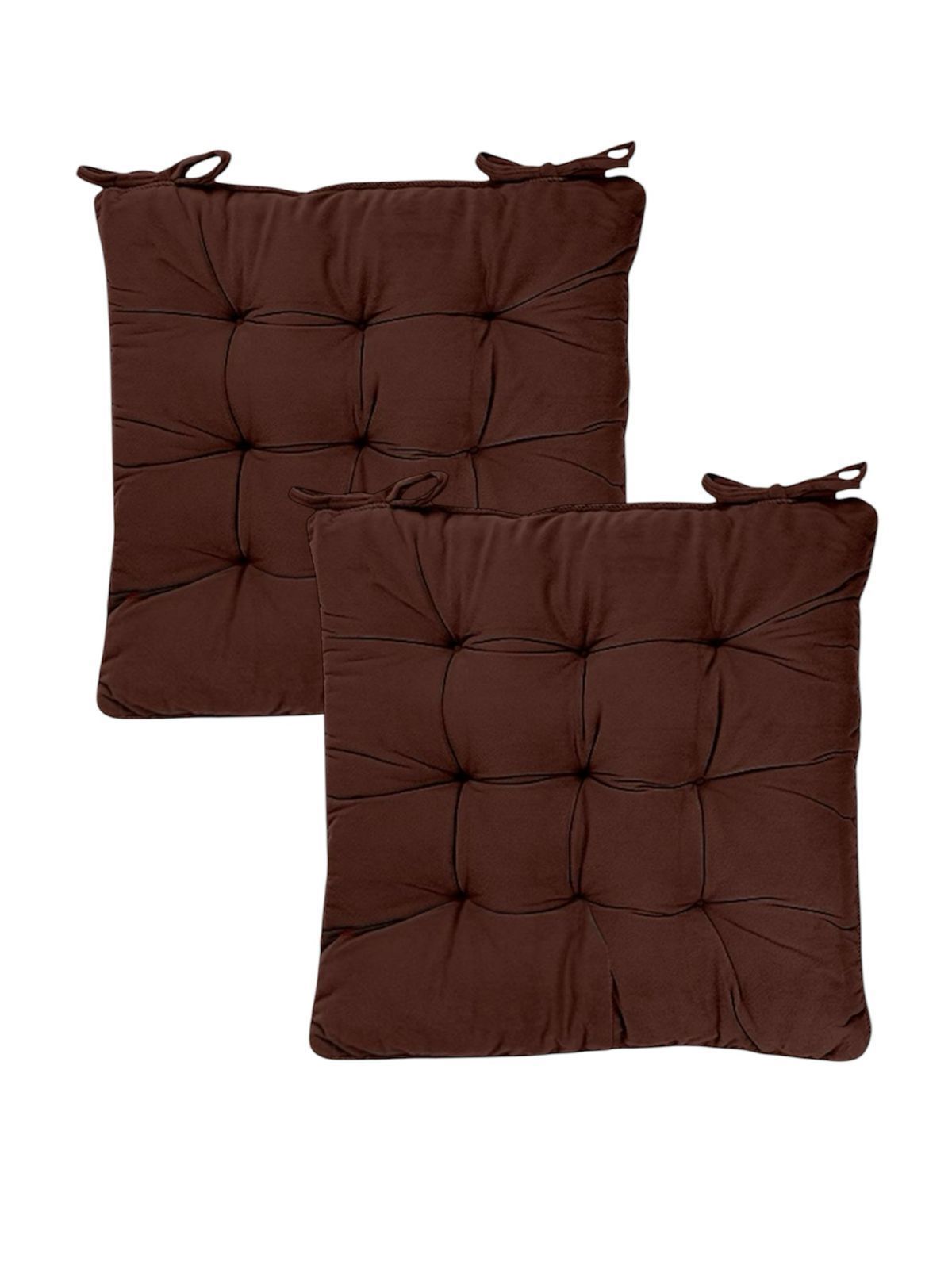 Изображение товара Подушка для стула Zaberite 003011 40x40 см коричневая 2 шт