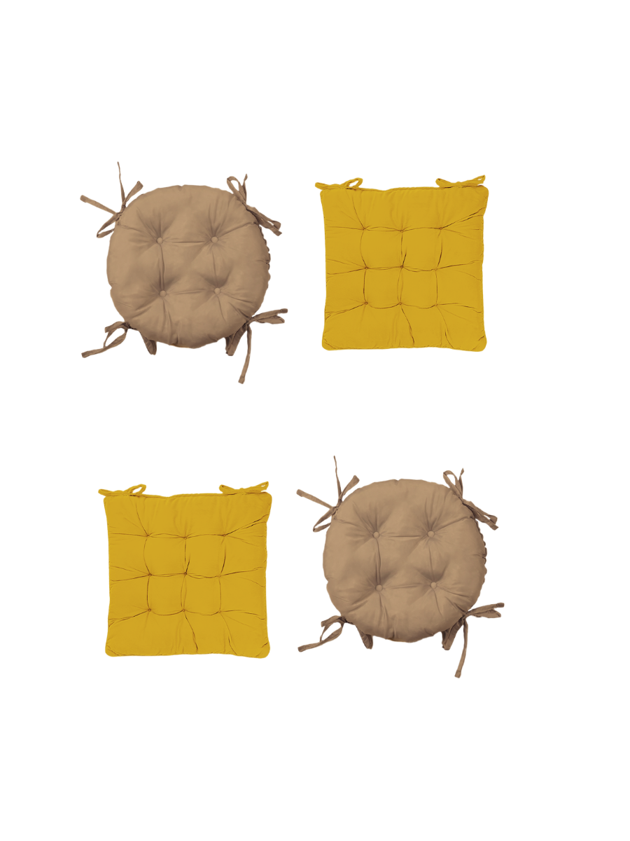 Изображение товара Подушка для стула Zaberite 003007 40x40 см комплект 2 шт бежевый waterproof