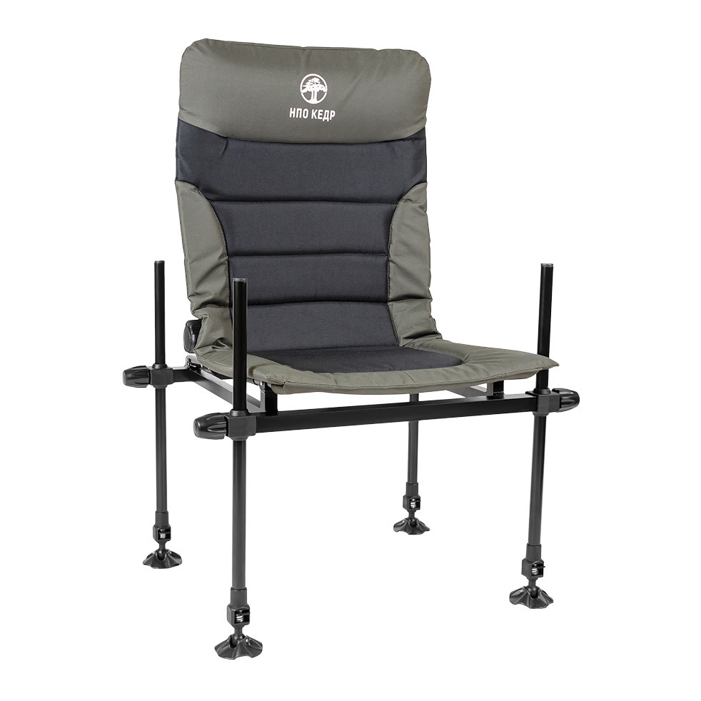 Изображение товара Кресло складное Нпо кедр SKF-01 64 см x 54 см x 89 см алюминий черный