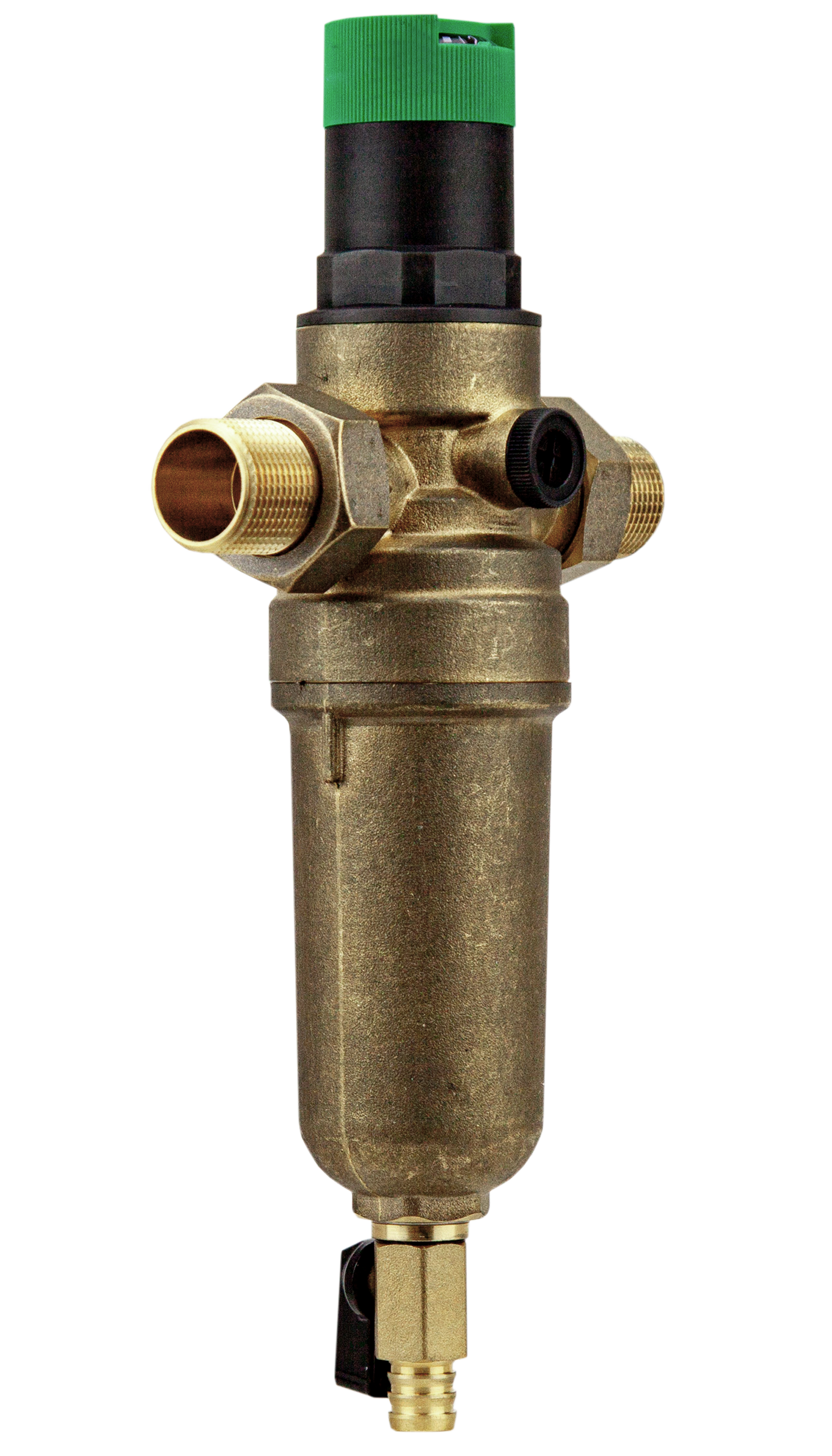 Изображение товара Промывной фильтр для водопровода Посейдон 3/4" НР 100 мкм с редуктором давления