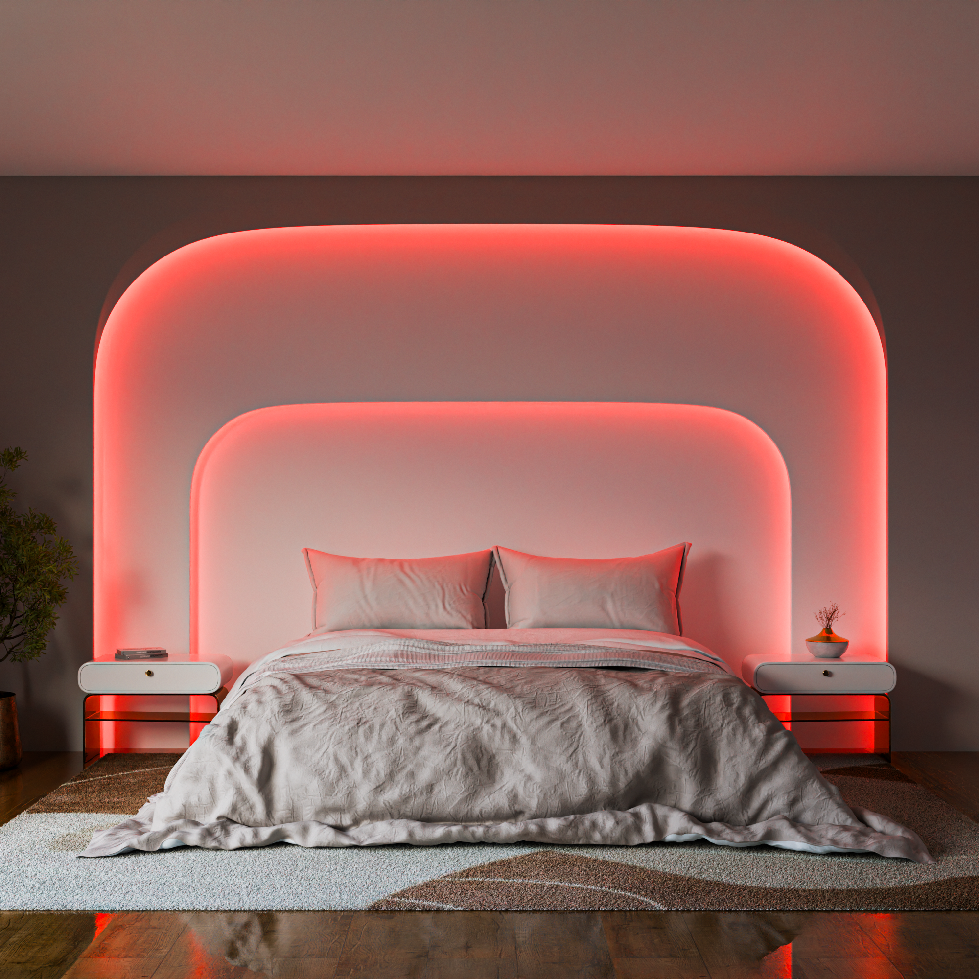 Комплект светодиодной ленты для контурной подсветки Apeyron SMD5050 24В 10 мм 5м 15 Вт/м 60диод/м RGB