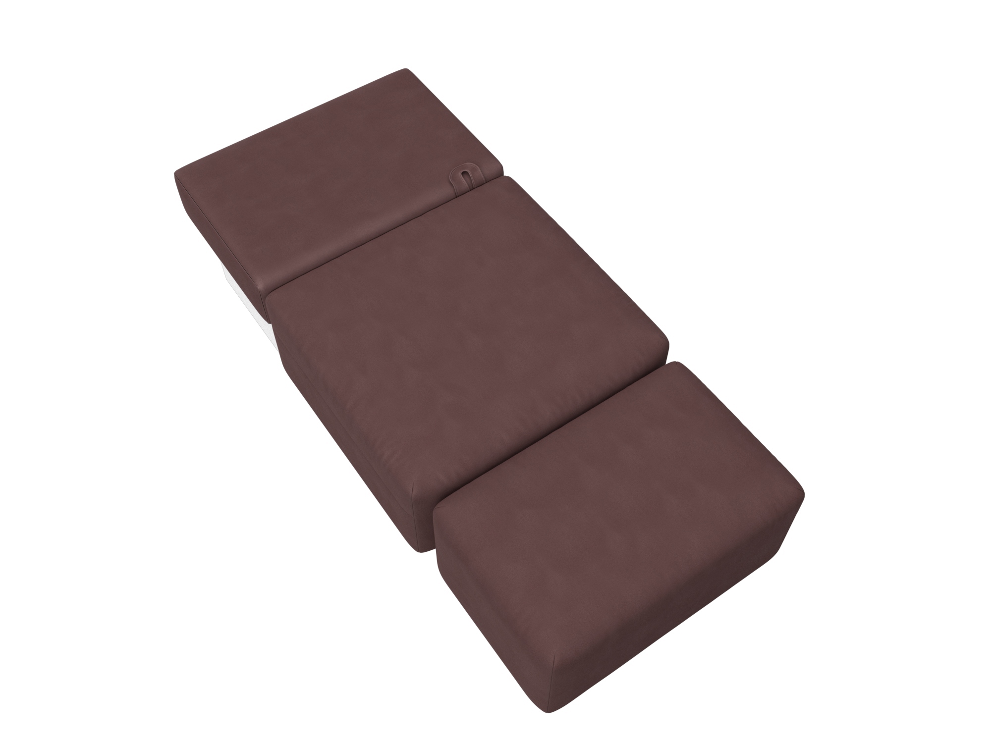 Изображение товара Модули диван и пуф Лига-060 НПБ Лига диванов 129598 100x84x185 см замша цвет joly 09 бордовый