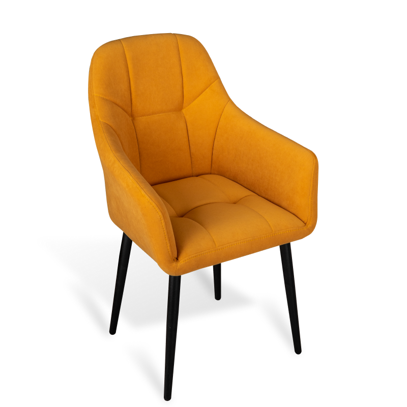 Изображение товара Стул Azzurro mebel Gloria Yellow/Black-1 38x89x60 см