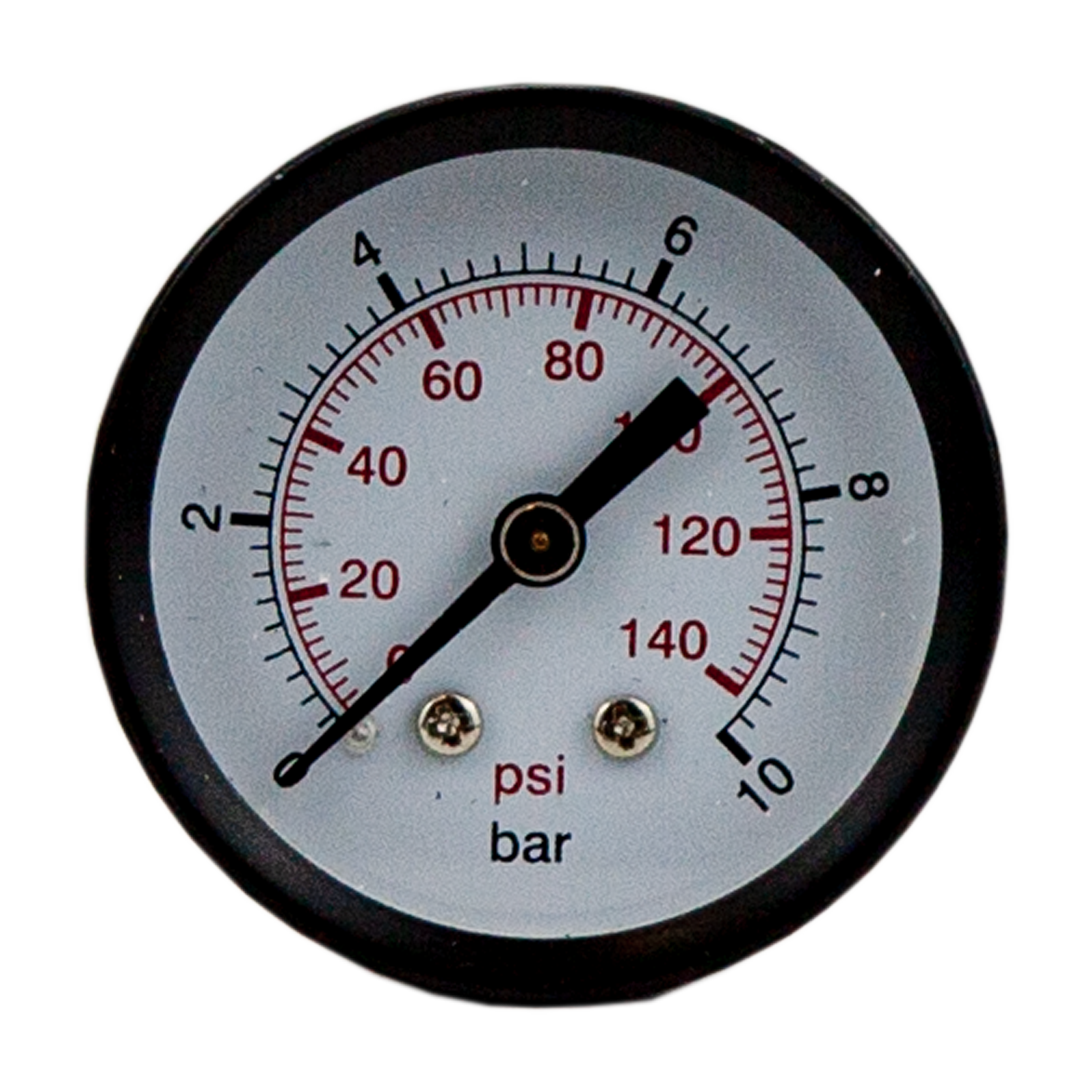 Манометр аксиальный Посейдон 10 бар корпус 52 мм 1/4"