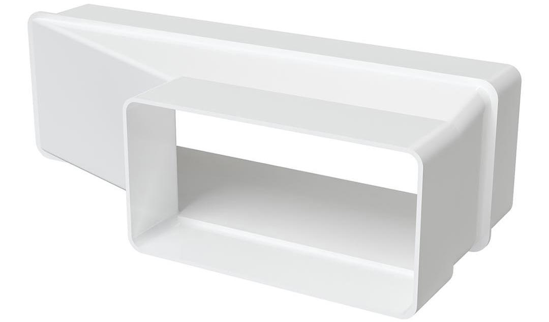 Изображение товара Переходник вентиляционный Fonet 55x110 мм 60x204 мм из пластика