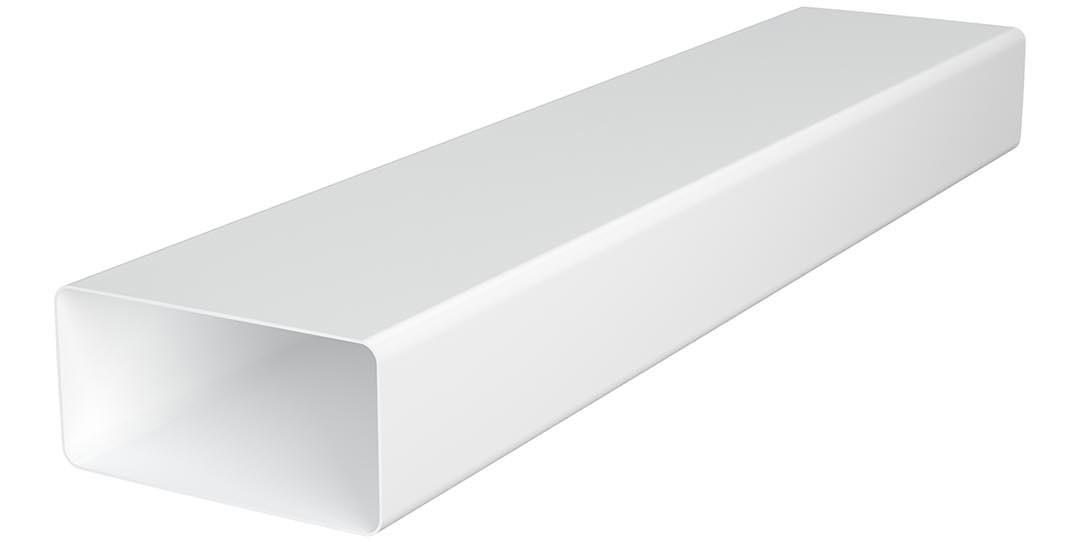 Изображение товара Плоский воздуховод FONET 55x110 мм 2 м из пластика для вентиляции