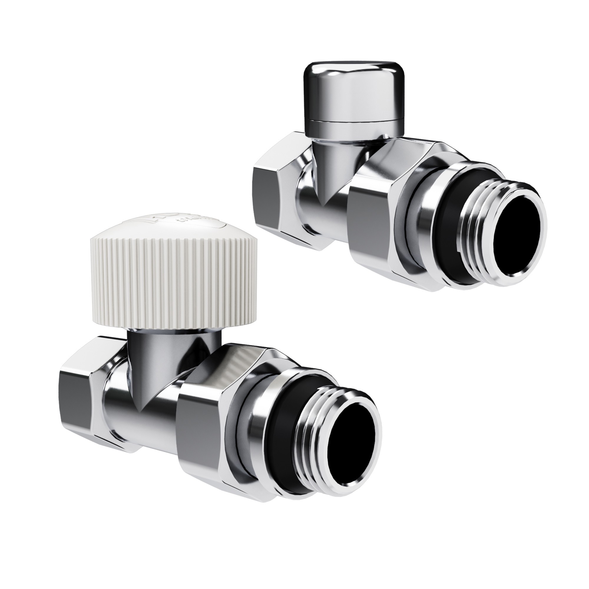 Изображение товара Термостатический комплект для радиатора Royal Thermo Design 1/2 латунь хром