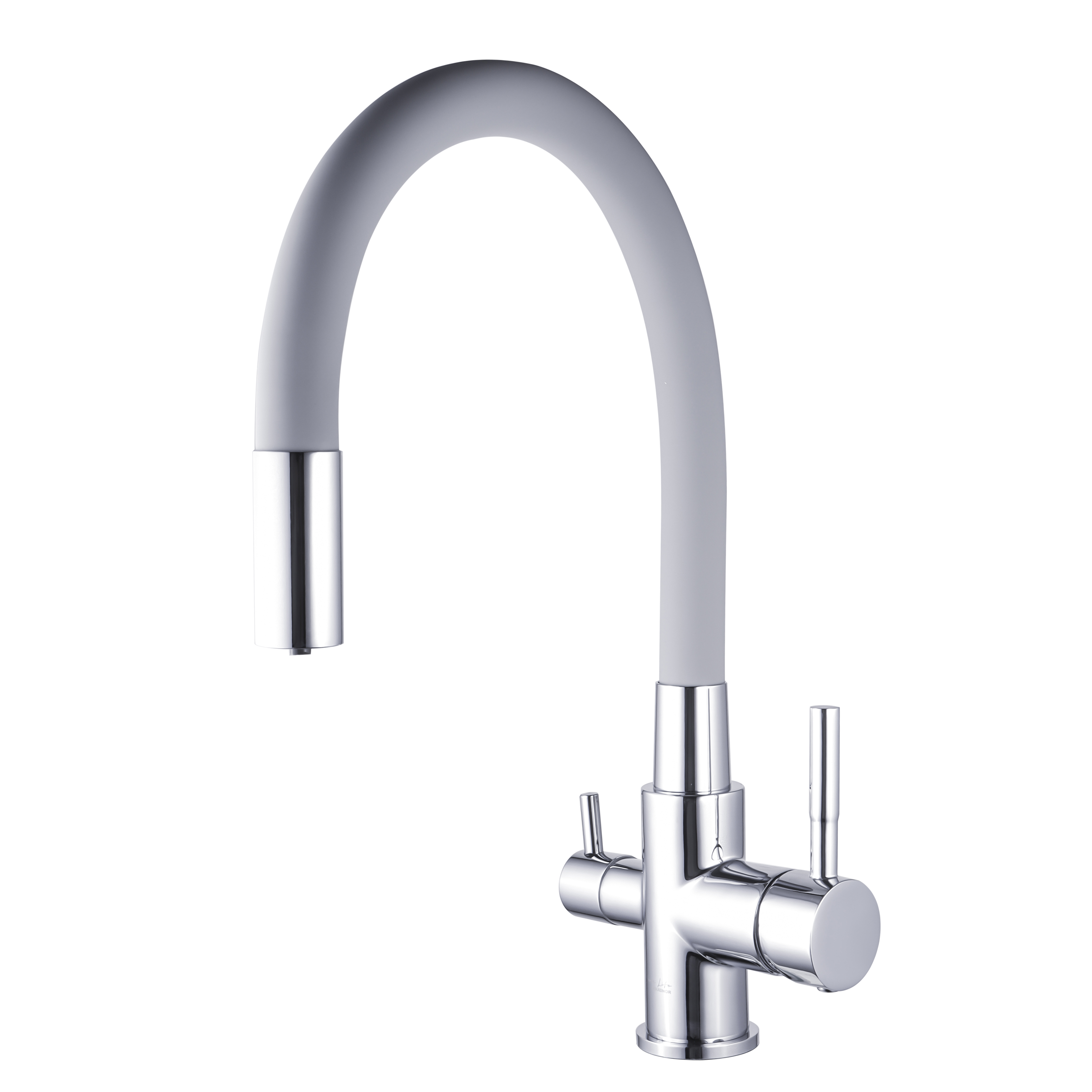 Изображение товара Смеситель для кухни Maxonor PURE LIFE PL4461-1/3 с гибким излив и фильтром