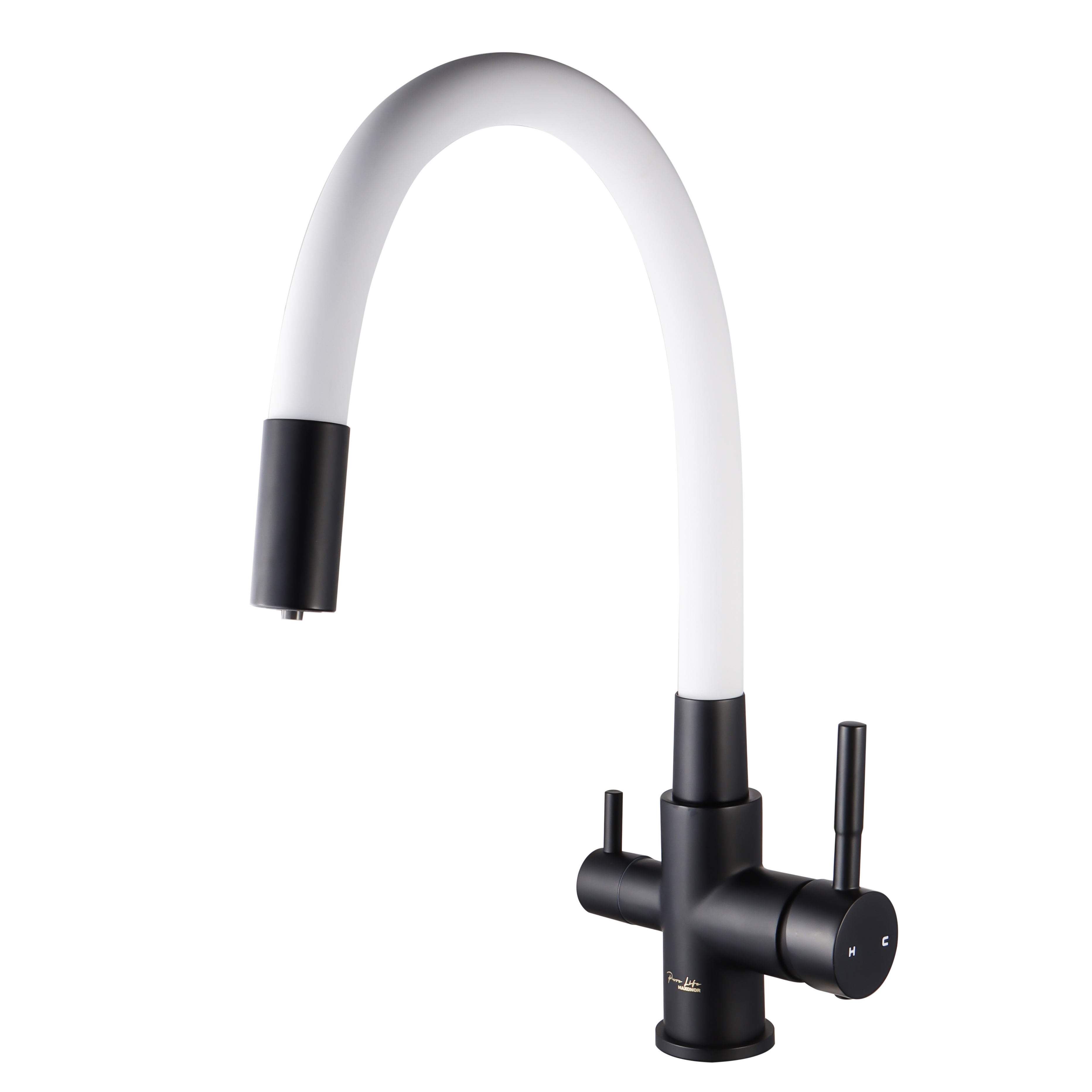 Изображение товара Смеситель кухонный Maxonor PURE LIFE PL4461-7/8 с гибким излив и фильтром