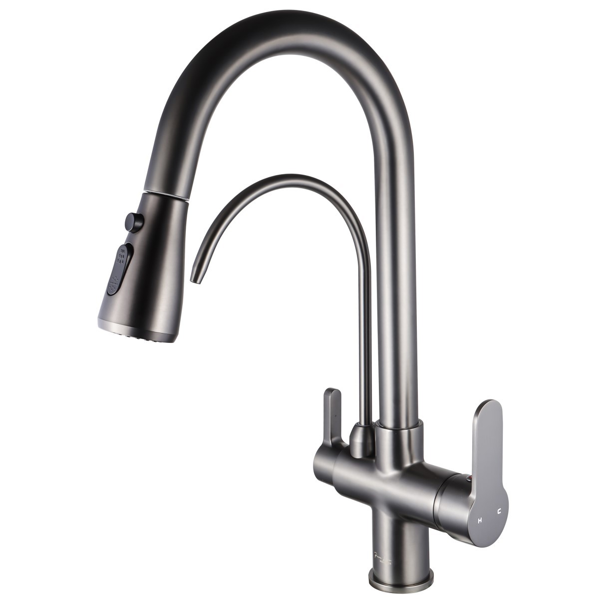 Изображение товара Смеситель для кухни Maxonor PURE LIFE PL4560-9 с фильтром и поворотным изливом