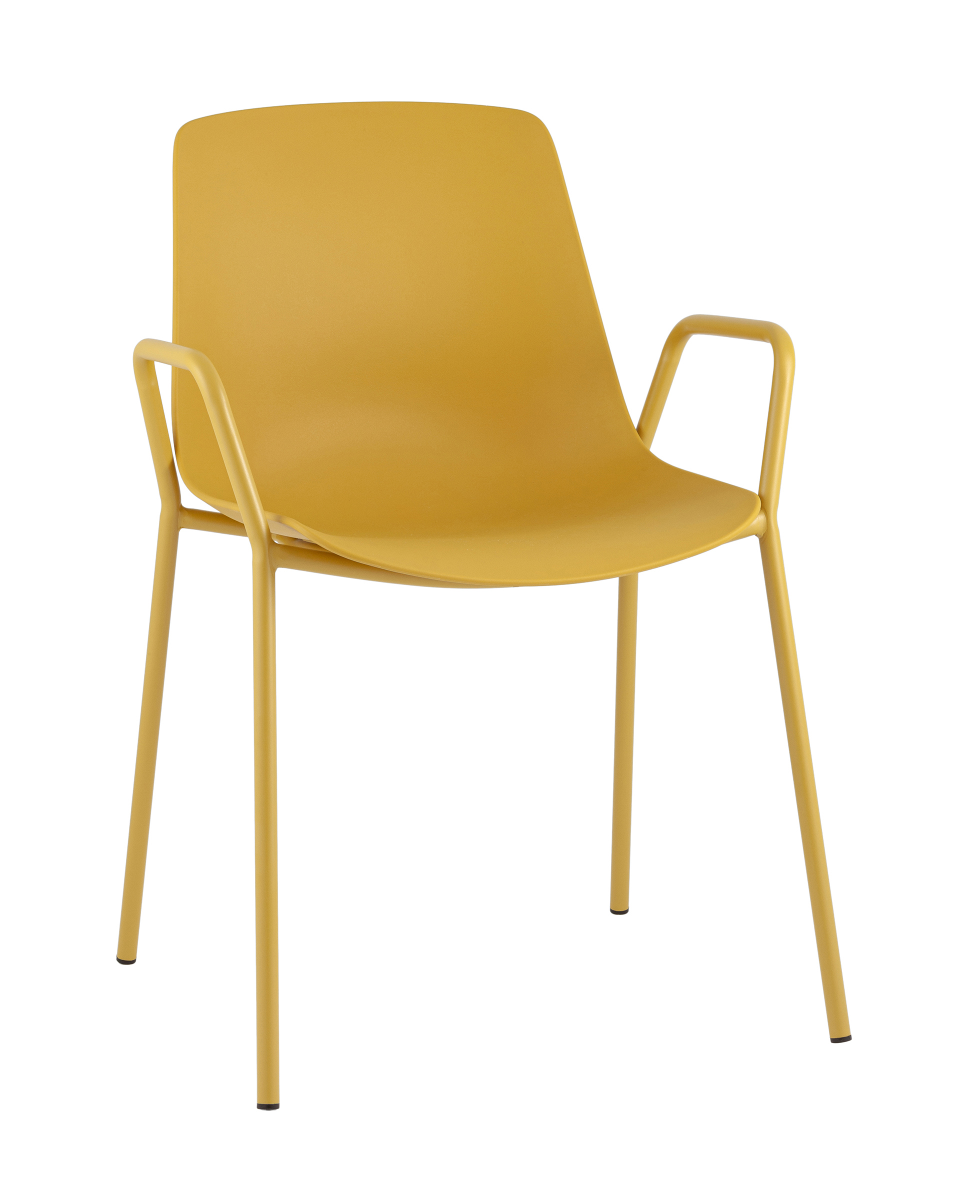 Изображение товара Стул Stool group Kaira 44.5x81.5x56 см пластик цвет горчичный