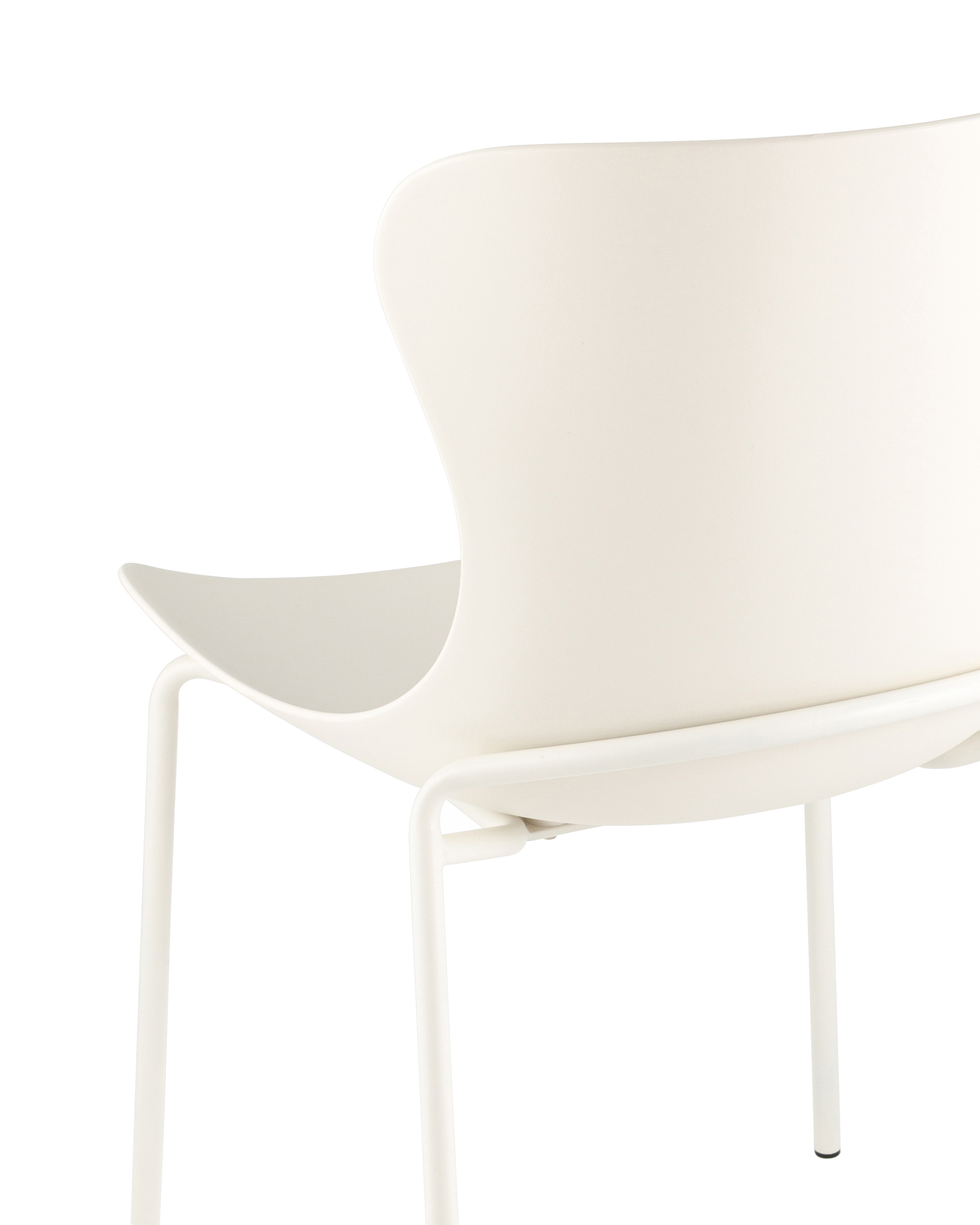 Изображение товара Стул Stool group Shaya D-025A white box 46x83.5x50 см пластик цвет молочный 2 шт.