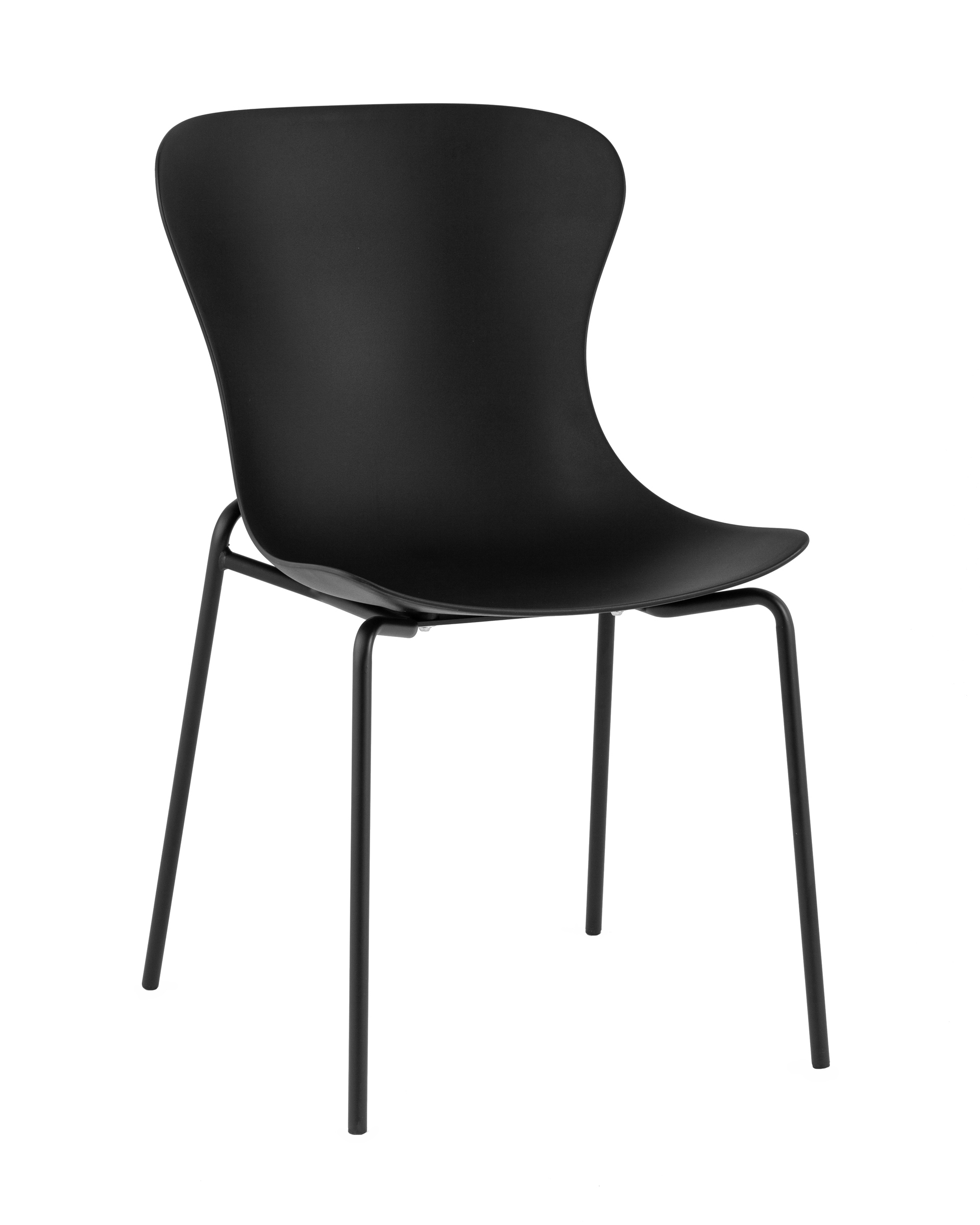 Изображение товара Стул Stool group Shaya D-025A black box 46x83.5x50 см пластик цвет черный 2 шт.
