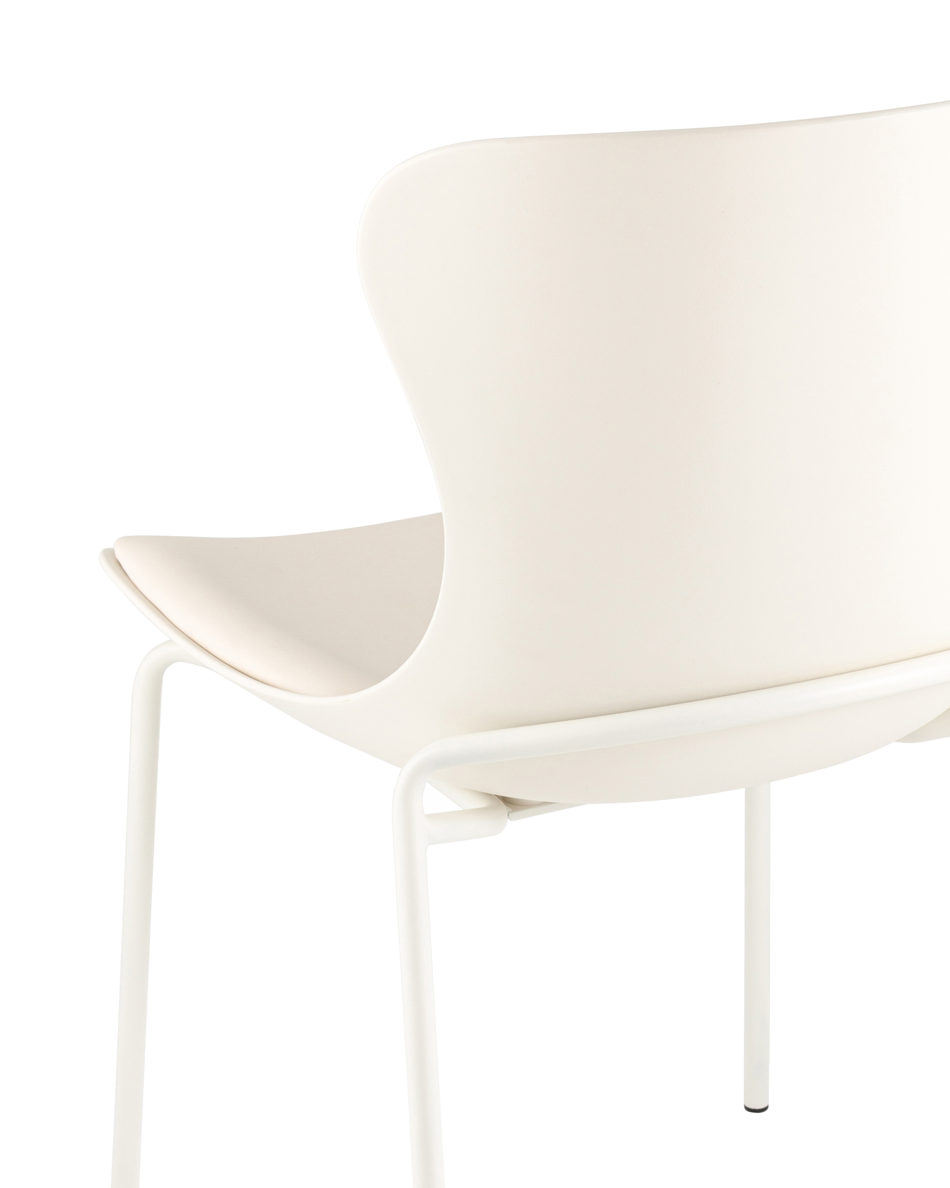 Изображение товара Обеденный пластиковый стул Stool group Shaya D-025ACC белый 50x83.5 см стиль модерн