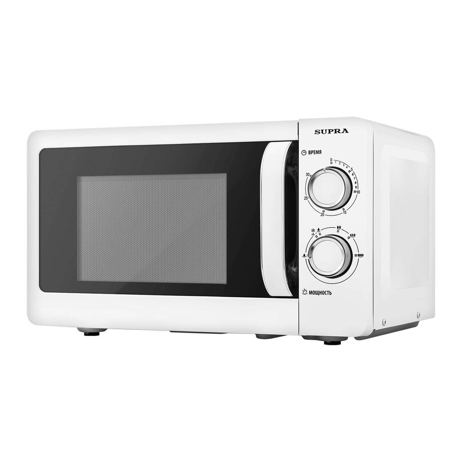 Изображение товара Отдельностоящая микроволновая печь Supra 20MW55 20 л 45x26x33 см цвет белый
