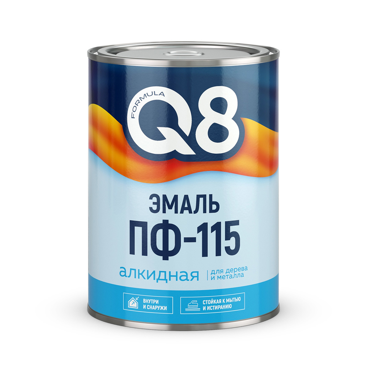 Изображение товара Эмаль Formula Q8 ПФ-266 глянцевая красно-коричневая 0.8 кг