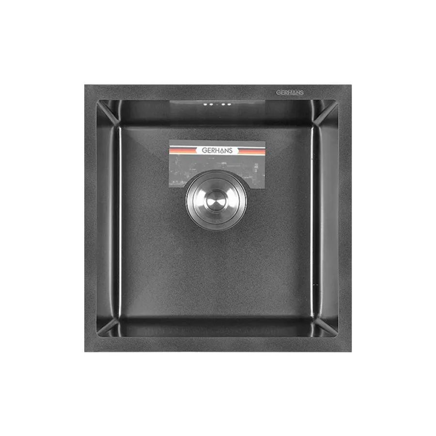 Изображение товара Кухонная мойка Gerhans K35043B 50x43 см нержавеющая сталь графит