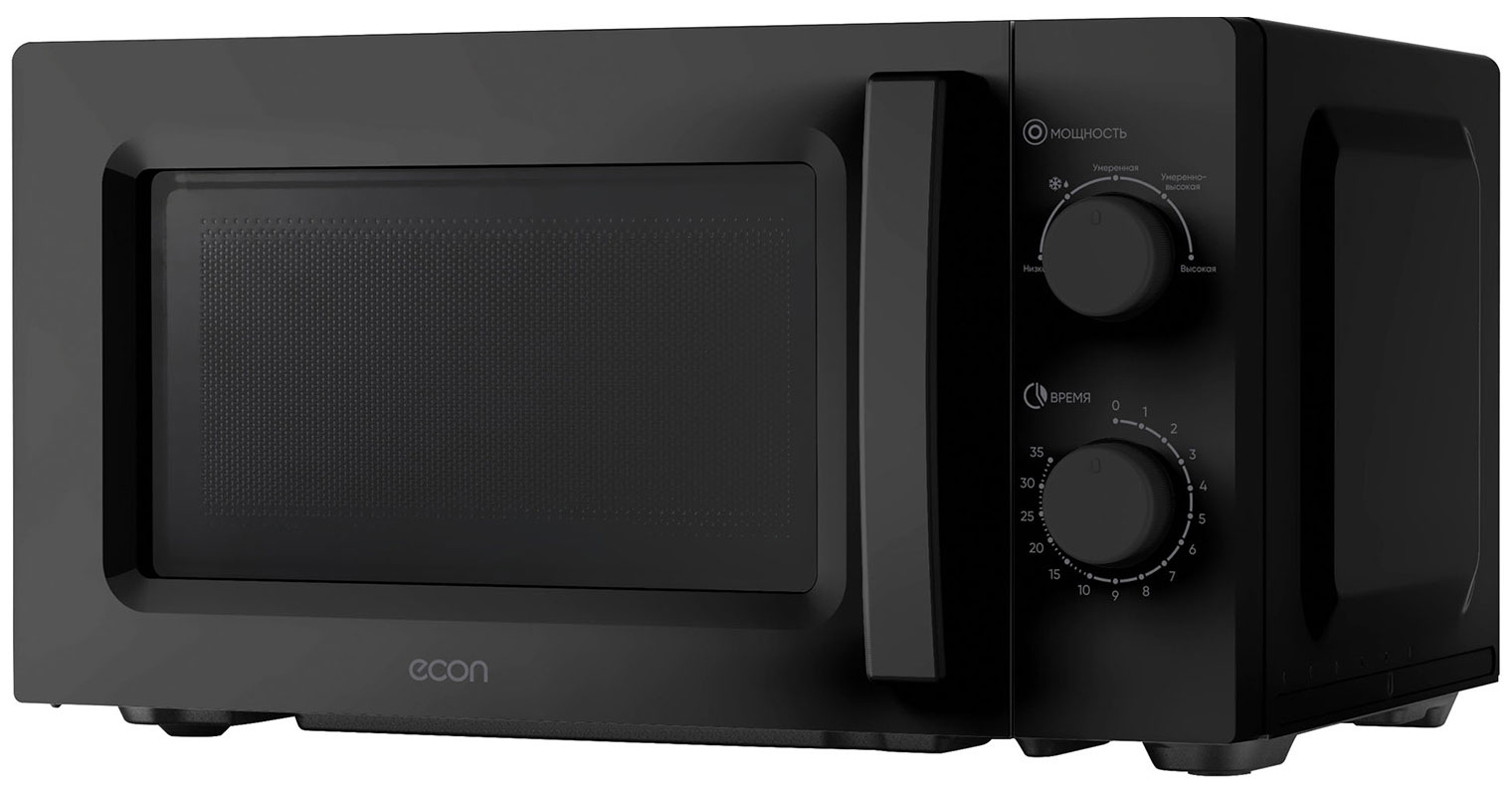 Изображение товара Отдельностоящая микроволновая печь ECO-2040M black 20 л механика