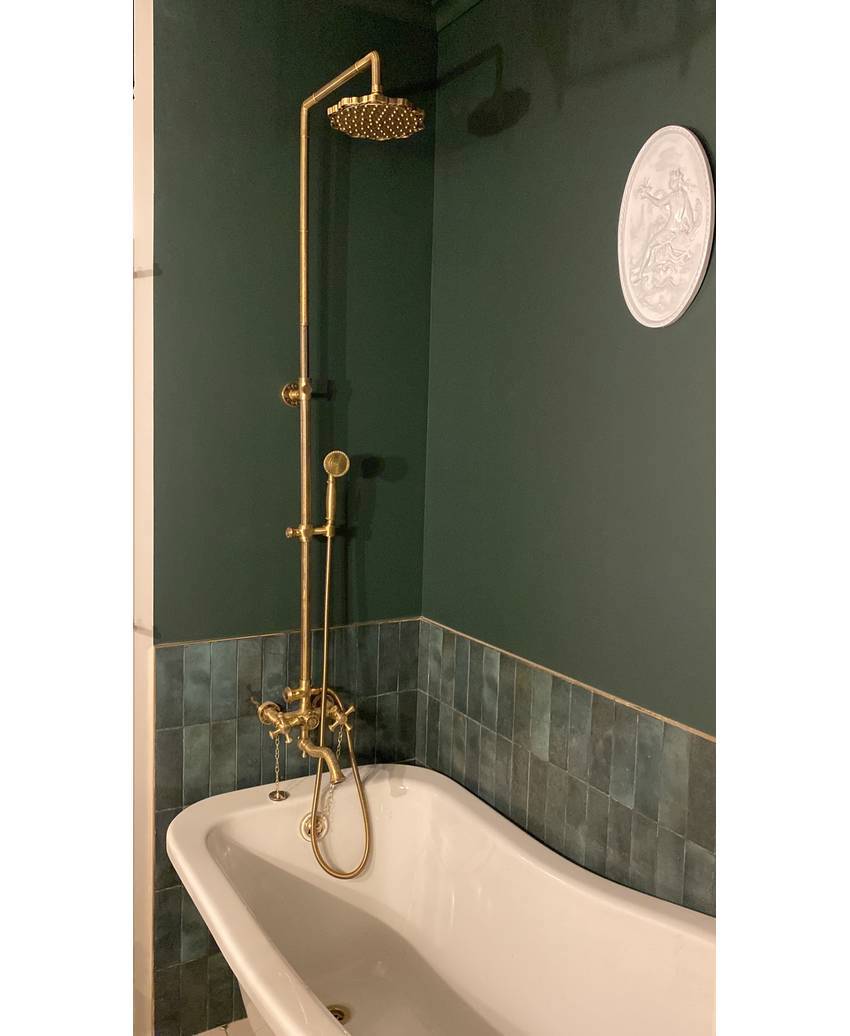 Изображение товара Душевая стойка Zorg A 7002DS-BR 1 режимная цвет бронза Изображение товара Душевая стойка Zorg A 7002DS-BR 1 режимная цвет бронза