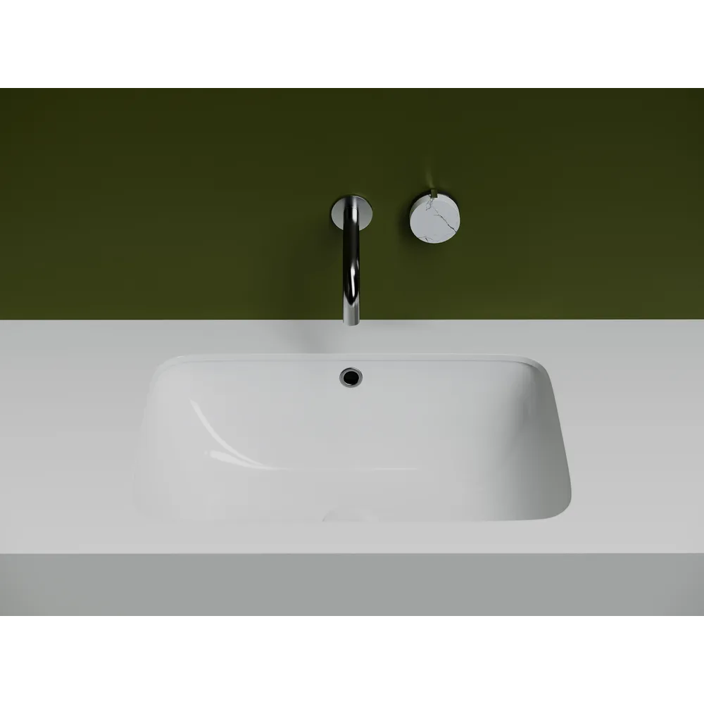 Изображение товара Раковина Ceramicanova Element 54см цвет белый Изображение товара Раковина Ceramicanova Element 54см цвет белый