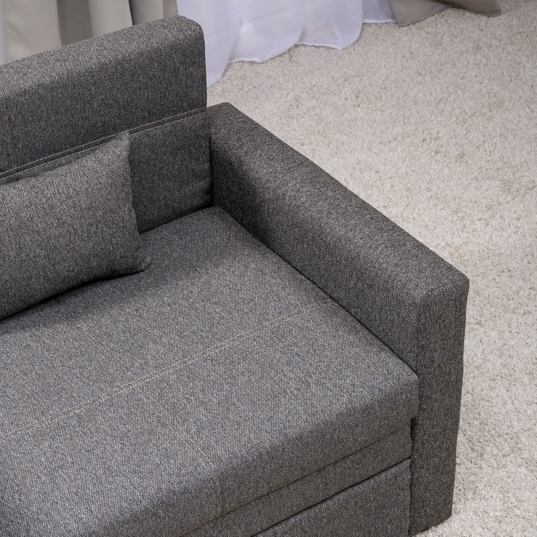 Изображение товара Кресло Egregor Вилли р 108x84x80 см текстиль цвет jane duz-2 1746 d2 color 06 (темно-коричневый)