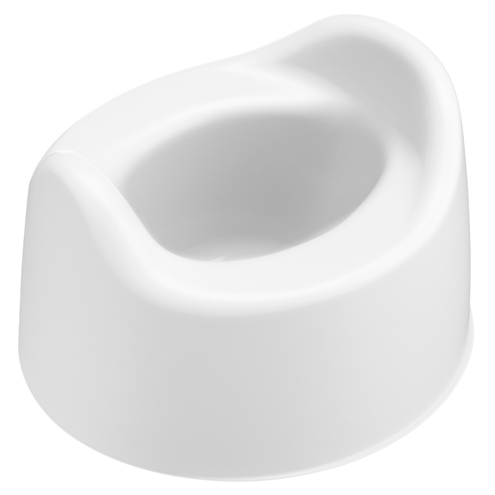 Изображение товара Детский горшок Пластишка белый для малышей безопасный и устойчивый