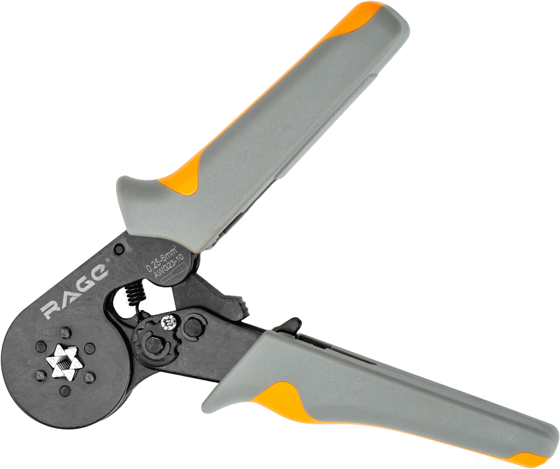 Изображение товара Пресс-клещи шестигранные для обжима наконечников Rage 312111 180 мм