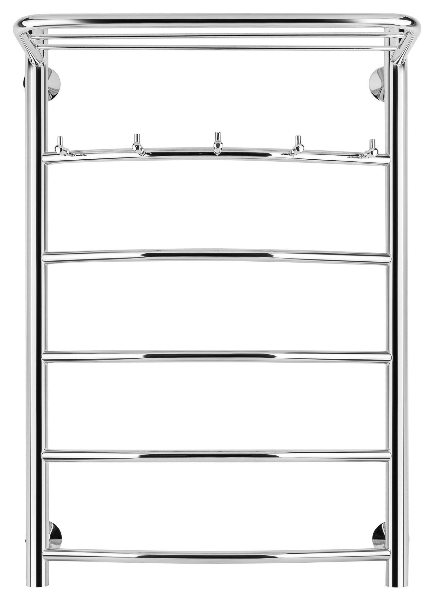 Изображение товара Полотенцесушитель водяной лесенка Secado Милан 1 ксп 800x500 мм универсальная подводка нержавеющая сталь цвет хром