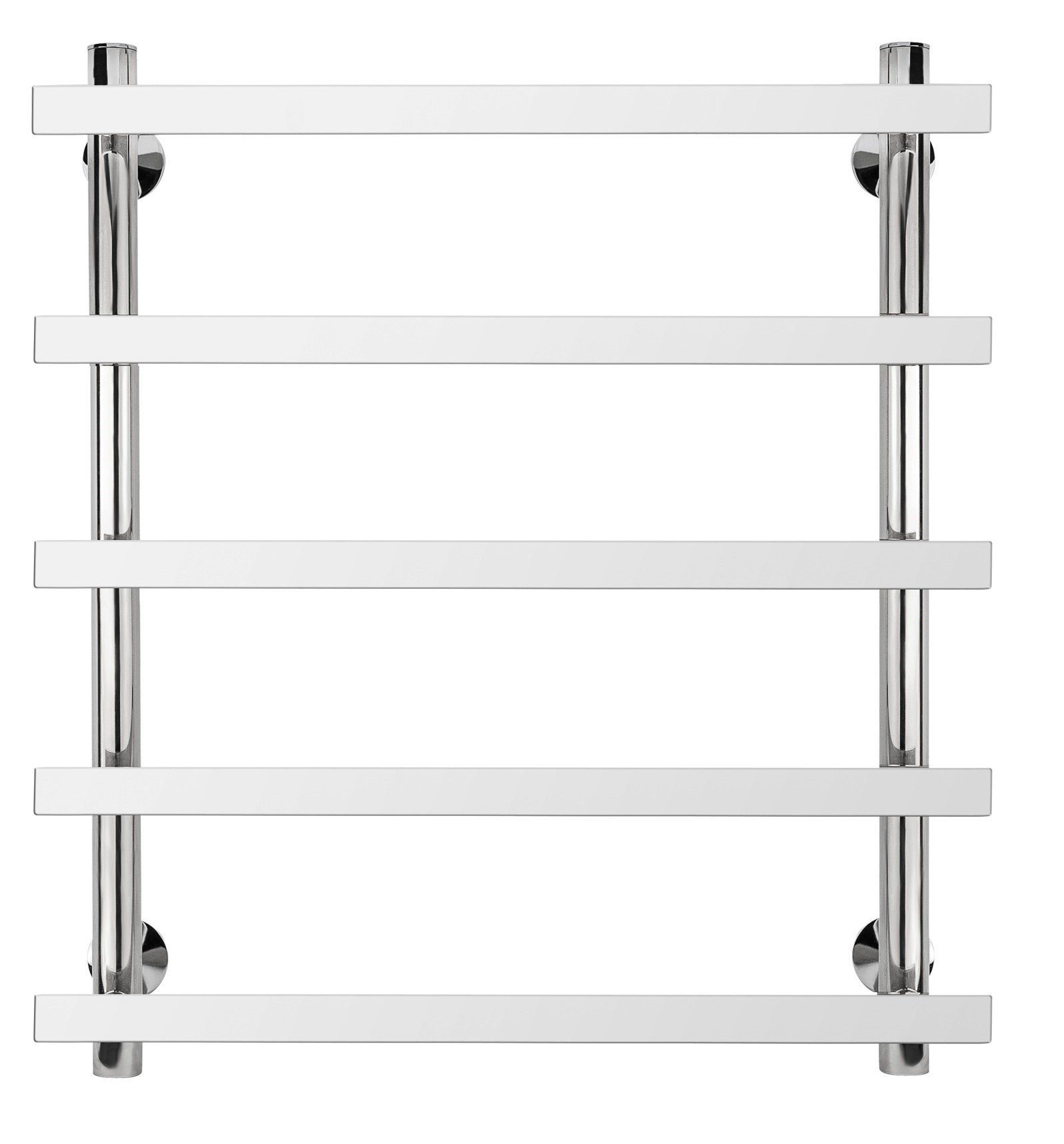 Изображение товара Полотенцесушитель электрический Secado Понтида 1 600x600 мм 300 Вт с терморегулятором лесенка цвет хром