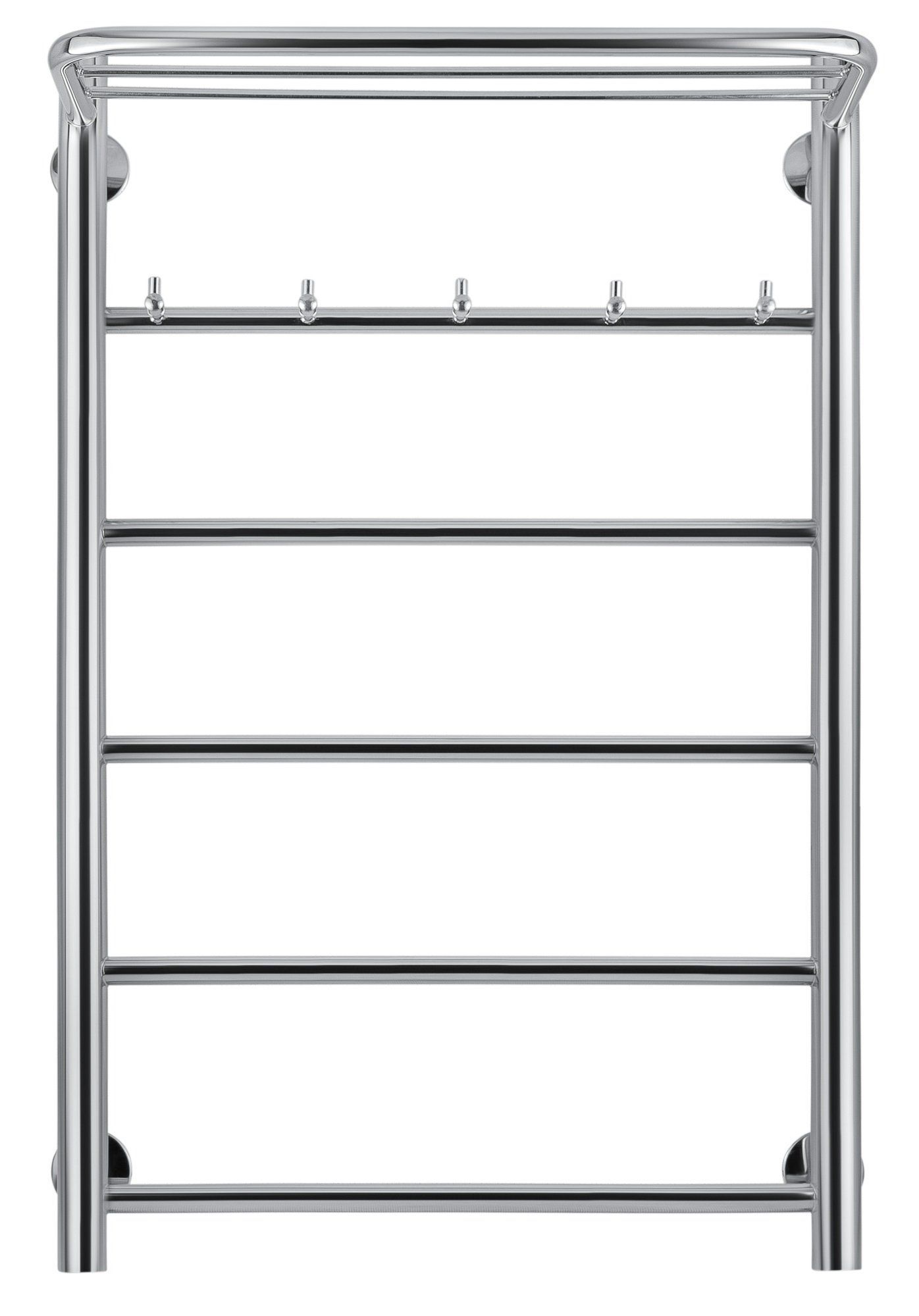 Изображение товара Электрический полотенцесушитель Secado Триада 1 КСП 80x50 с полкой и терморегулятором