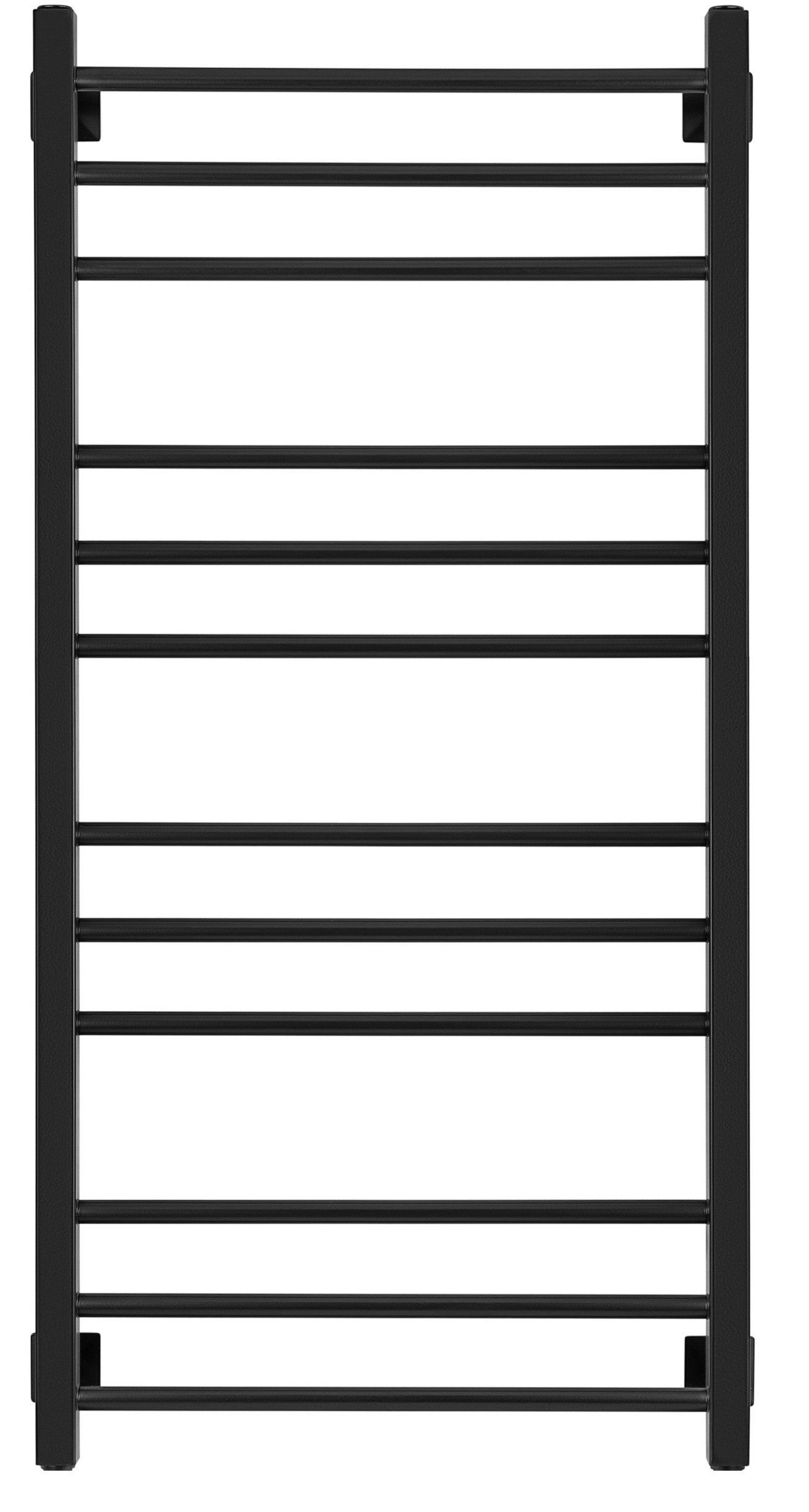 Изображение товара Полотенцесушитель водяной лесенка Secado Модена 1200x400 мм универсальная подводка нержавеющая сталь цвет черный