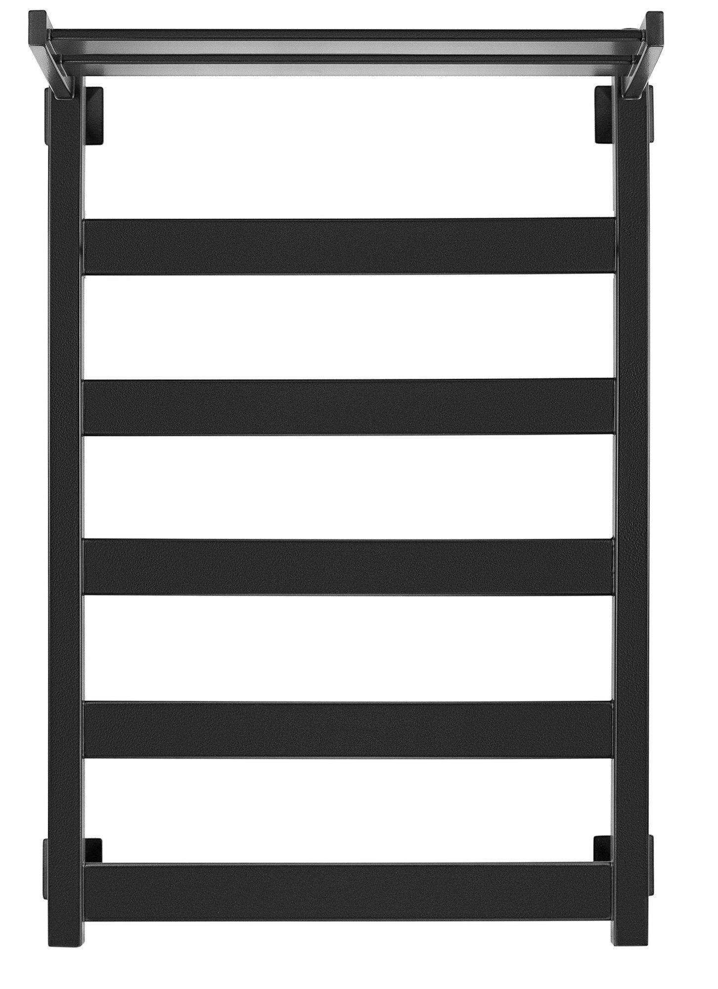 Изображение товара Полотенцесушитель электрический Secado Комано 1 СП L 500x800 мм 300 Вт с терморегулятором и полкой лесенка цвет черный