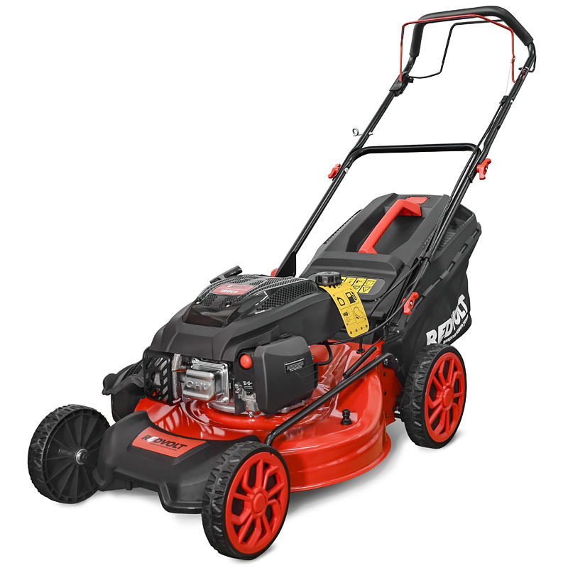 Изображение товара Газонокосилка бензиновая самоходная Redvolt Rms53q-v190s 5.5 л.с. 53 см